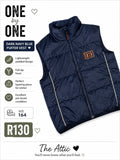 One by One Dark Navy Blue Puffer Vest - Size 164