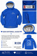 Clique Kids Softshell Jacket Royal Blue - Size 130/140 (9-10 years)