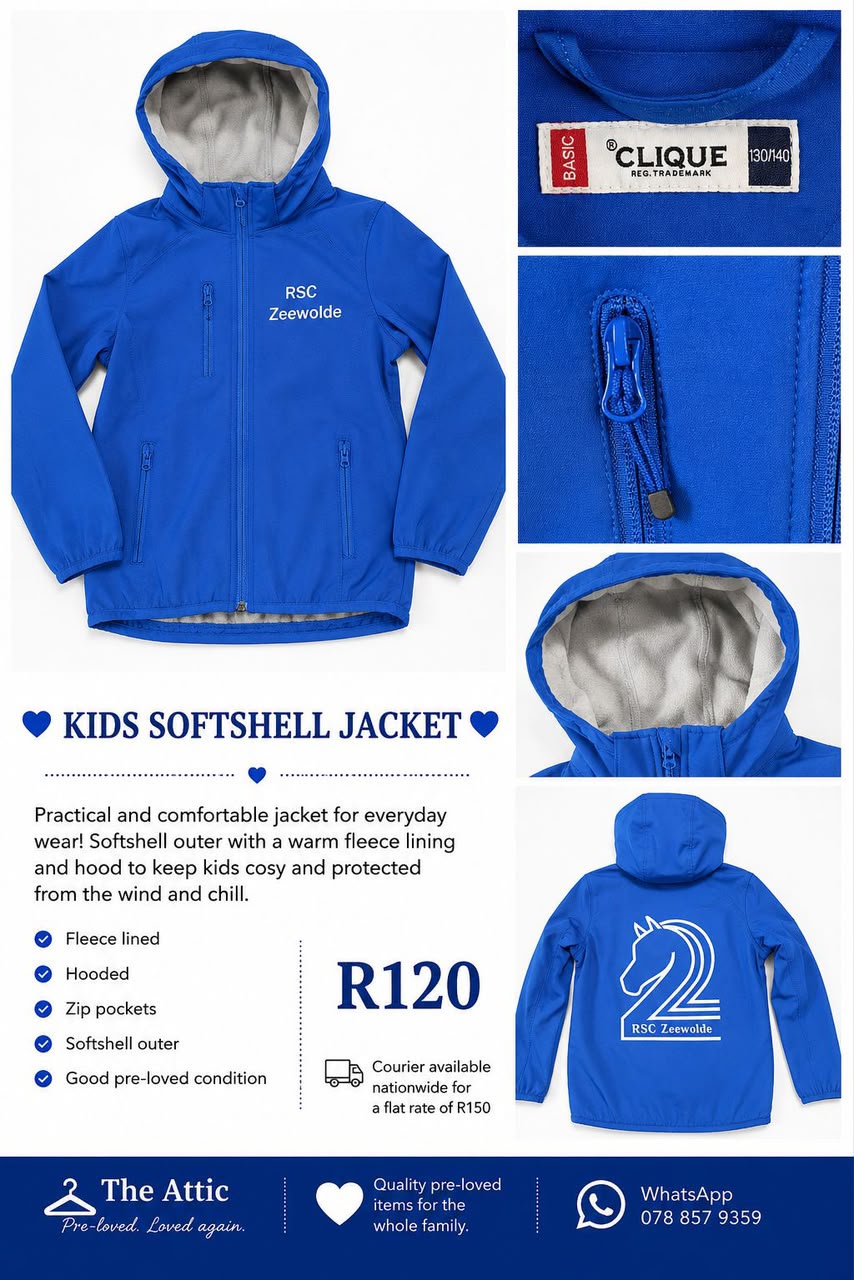 Clique Kids Softshell Jacket Royal Blue - Size 130/140 (9-10 years)