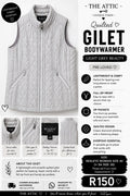 Bexleys Woman Quilted Gilet Bodywarmer Light Grey - Size 40 / SA 30